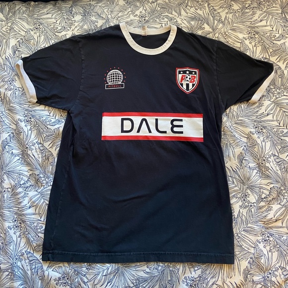 Pitbull Dale Tour Football/Soccer Kit Style Tee - Picture 1 of 4
